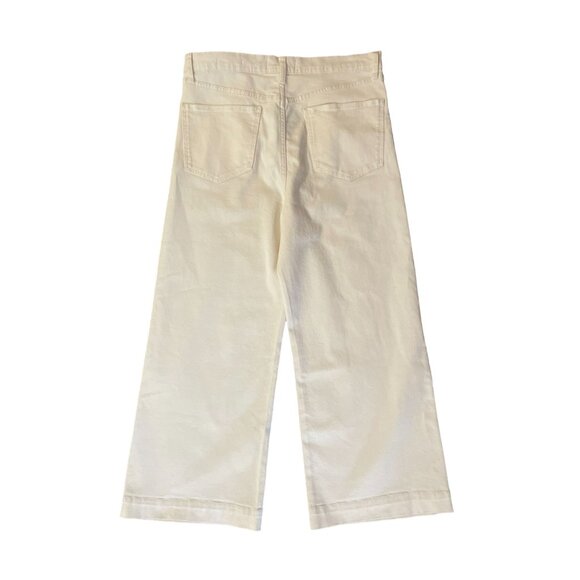 Sam Edelman Codie High Rise Wide Leg NEW 32/14 Undyed Natural - Picture 4 of 16